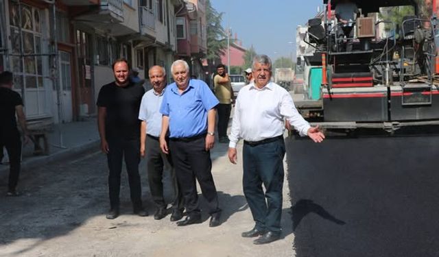 Senirkent’te Asfalt Serim Çalışmaları Başladı