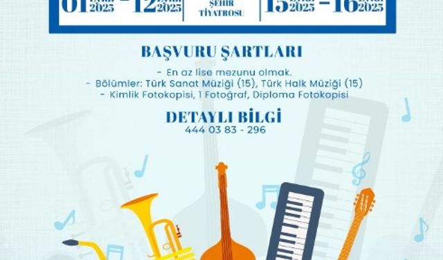 Afyonkarahisar'da Konservatuvarı Yetenek Sınavı Başlıyor