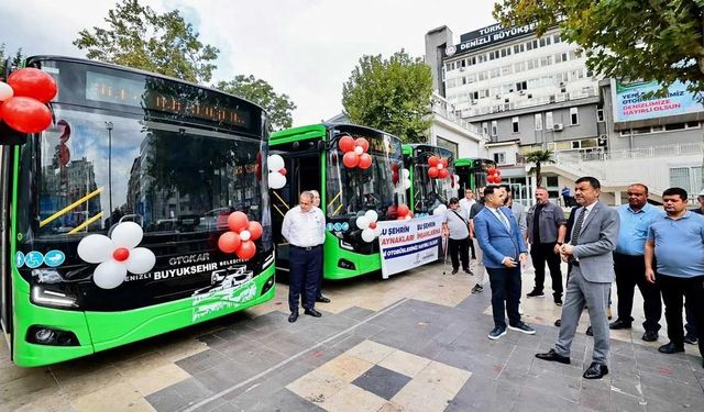 Denizli'nin Toplu Ulaşım Filosu Güçleniyor