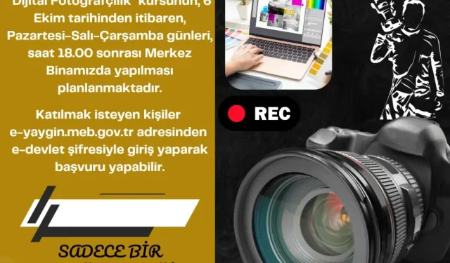 Burdur HEM’den dijital fotoğrafçılık kursu eğitimi