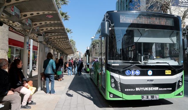 Denizli’de Öğrencilere Ücretsiz Otobüs Hizmeti