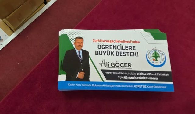 Şarkikaraağaç Belediyesi’nden Öğrencilere Eğitim Desteği