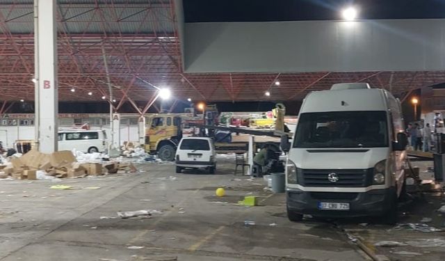 Burdur 'da Ekipler Gece Boyu Mesai Yaptı