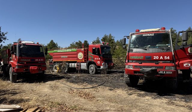 Denizli’de Bağ Evinde Kıvılcım Panik Yarattı
