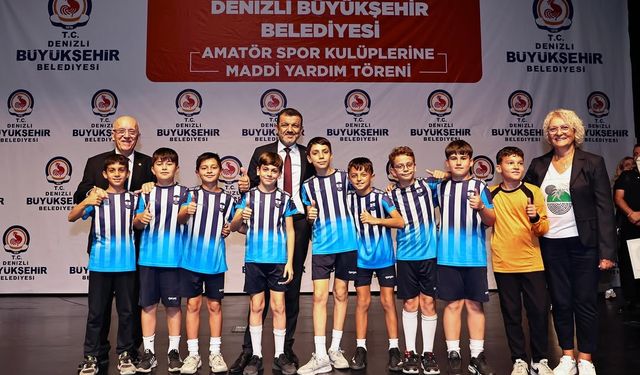 Denizli Büyükşehir’den amatör kulüplere dev destek!