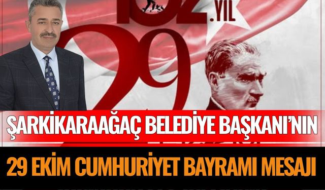 Başkan Göçer'in 29 Ekim Cumhuriyet Bayramı Mesajı