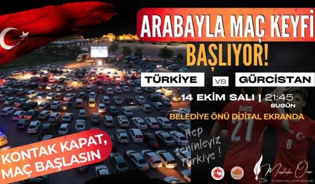 Eğirdir’de “Arabayla Maç Keyfi” Etkinliği: