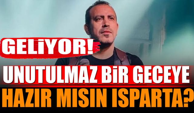 Haluk Levent, Isparta’da Sahne Alacak