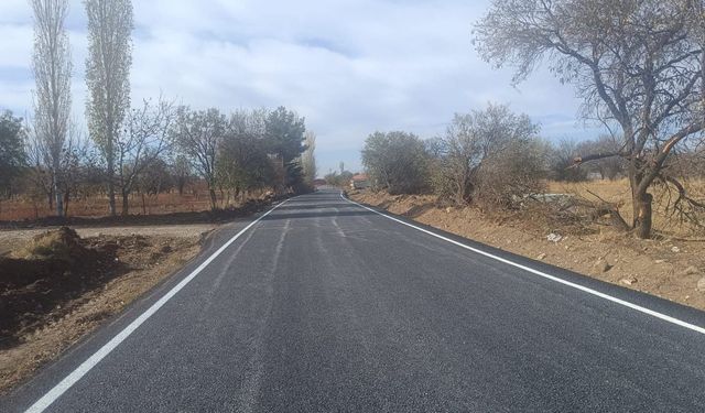 Burdur’a beş kilometrelik yeni asfalt yapıldı