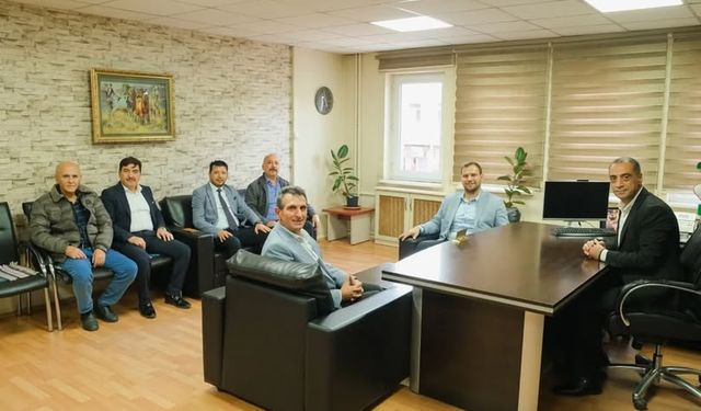 AK Parti Dinar İlçe Teşkilatından SYDV’ye Ziyaret