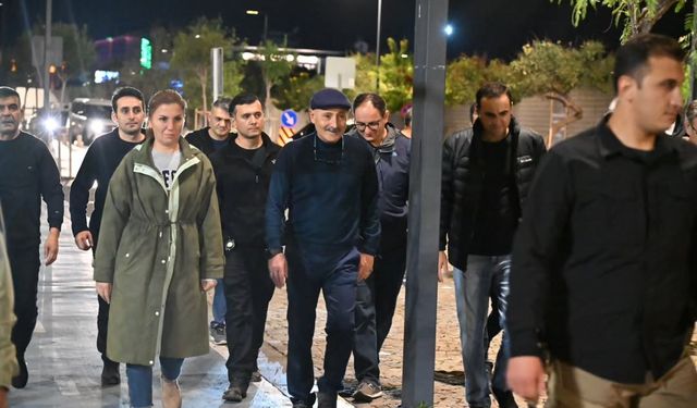 Antalya İl Emniyet Müdüründen sahadaki personele ziyaret