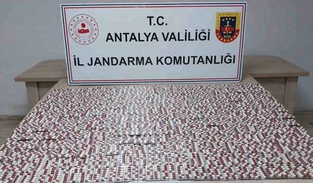 Antalya'da Büyük Vurgun: Binlerce Hap Ele Geçirildi