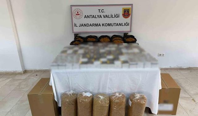 Antalya’da Binlerce Makaron Ele Geçirildi