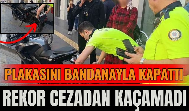Ehliyetsiz ve Kasksız Sürücüye Rekor Ceza!