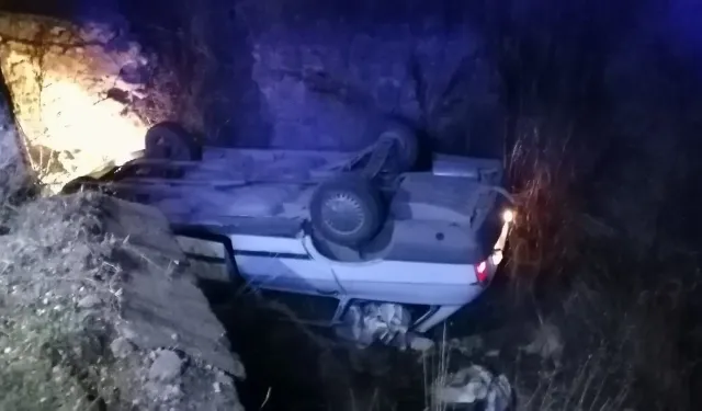 Burdur’da Araç Kanala Düştü: Sürücü Yaralandı