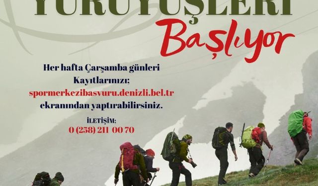 Denizli’de Doğa Yürüyüşleri Yeniden Başlıyor