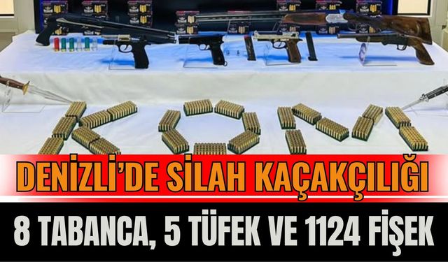 Denizli’de Silah Kaçakçılığı Operasyonu