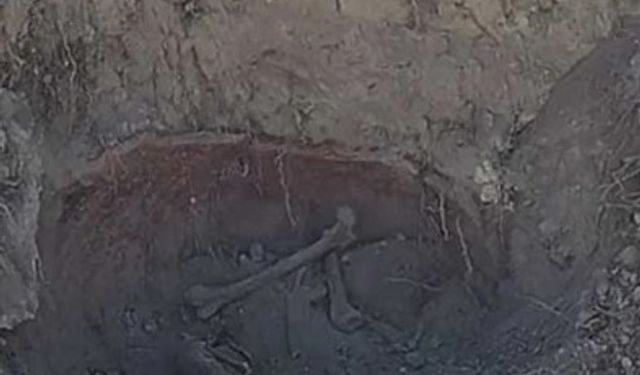 Denizli’de DSİ Kazısında Küp İçinden İnsan Kemikleri Çıktı