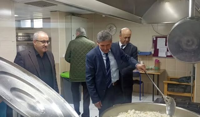 Dinar Fen Lisesi Pansiyonunda Denetim Yapıldı