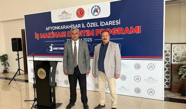 Dinar Özel İdaresine Yeni İş Makinesi Kazandırıldı