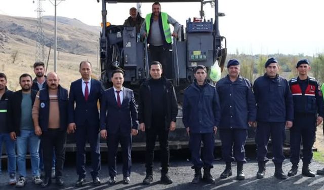 Dinar Yolu Asfalt Çalışmaları Başladı