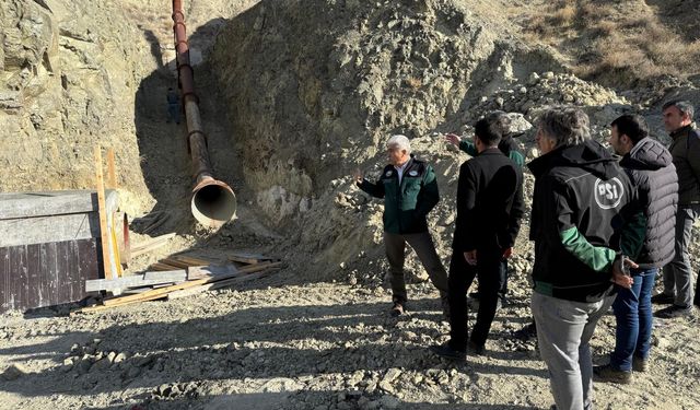 DSİ 18. Bölge Müdürü Erkan, Kılıçarslan Barajı’nda incelemelerde bulundu