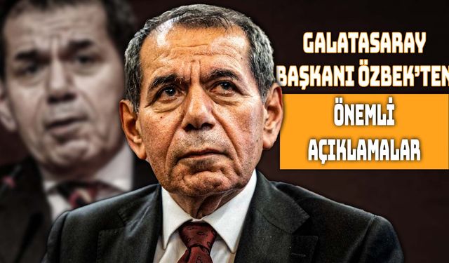 Dursun Özbek’ten Bahis Soruşturması Yorumu