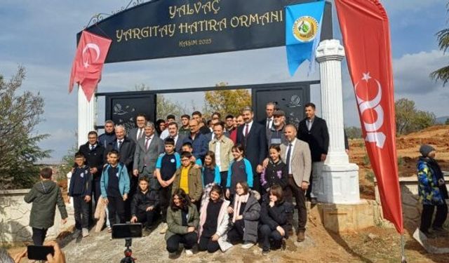 Yalvaç’ta 45 Bin Fidanlık Yeşil Dönüşüm Başladı