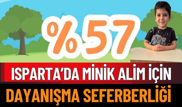 Isparta’da SMA Hastası Alim Asaf İçin Umut Sürüyor