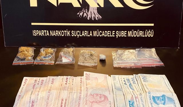 Isparta’da uy*şturucuya geçit yok: 2 gözaltı, 4 adli işlem