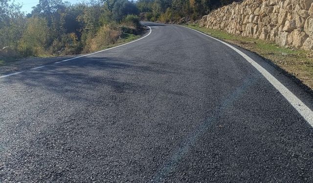 Burdur'da yol çalışması tamamlandı