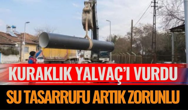 Yalvaç’ın Su Kaynakları Azalıyor, Belediyeden Acil Önlem