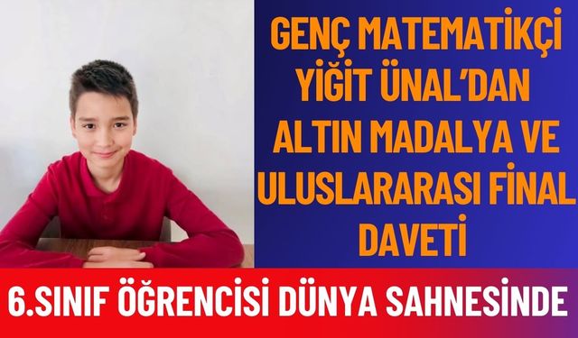 Yalvaçlı Matematikçiden Uluslararası Başarı