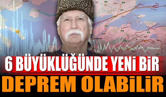 Prof. Dr. Şener Üşümezsoy: 6 büyüklüğünde yeni deprem olabilir