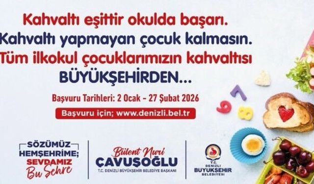 Denizli Belediyesi’nden Öğrencilere Yeni Yıl Müjdesi