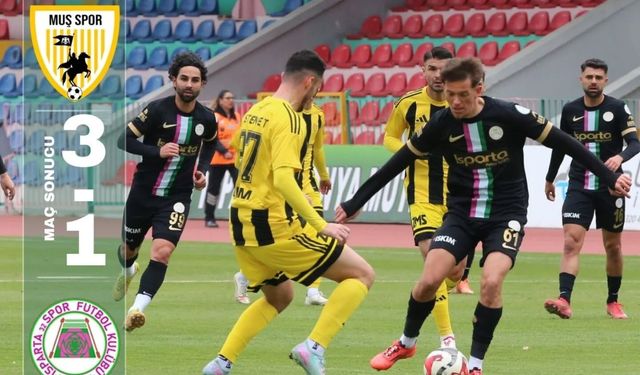 Ispartaspor Deplasmanda 3-1 Mağlup Oldu