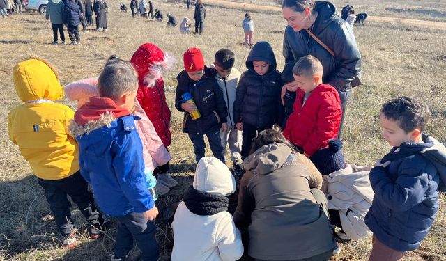 Gelendost’ta Tarım Lisesi Sahasına Zeytin Fidanı Dikildi