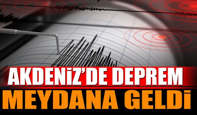 Komşuda deprem meydana geldi