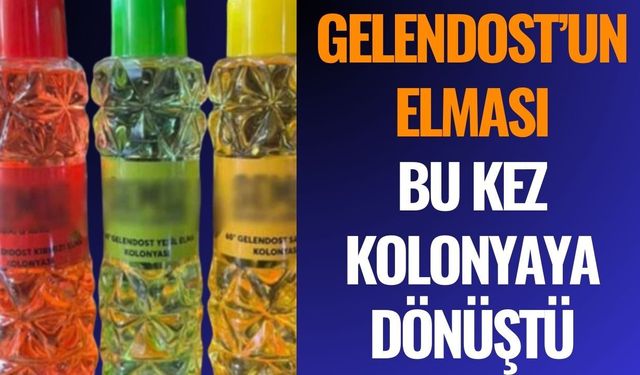 Gelendost'un Elması Bu Kez Kolonyaya Dönüştü