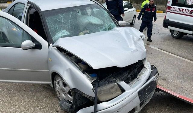 Isparta-Eğirdir Karayolunda Trafik Kazası