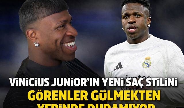 Vinicius Júnior yeni saç modeli ile sosyal medyada alay konusu oldu!