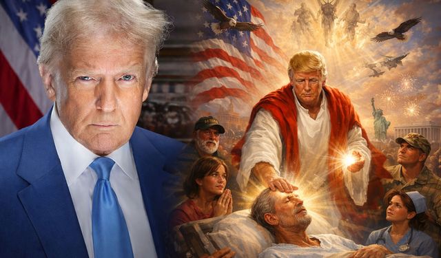 Donald Trump Kendini Hz. İsa Gibi Gösteren Yapay Zekâ Görseli Paylaştı