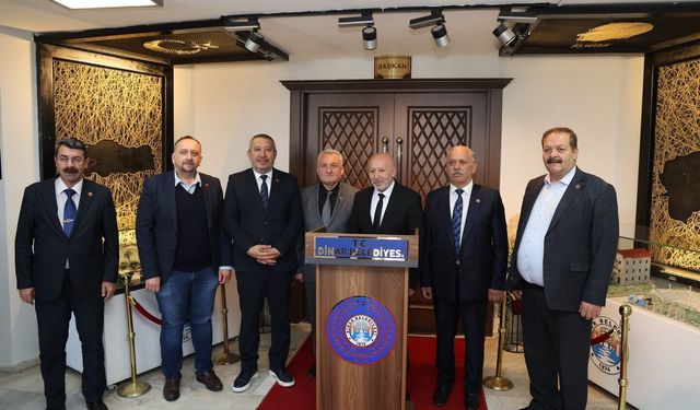 İl Genel Meclisi Heyetinden Dinar Belediyesi’ne Ziyaret