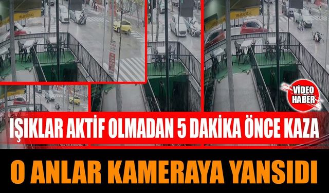 Isparta’da Işıklar Aktif Olmadan 5 Dakika Önce Kaza