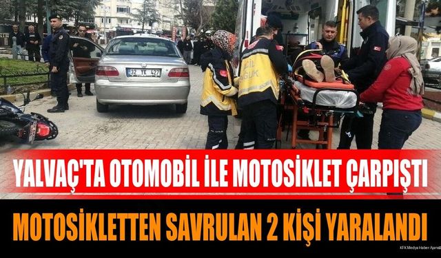 Isparta'nın Yalvaç İlçesinde Trafik Kazası: 2 Yaralı