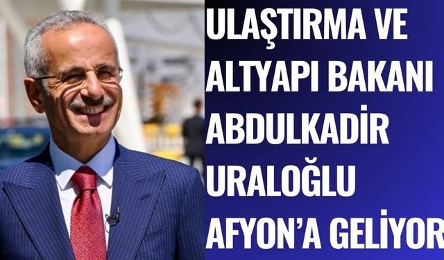 Çay-Bolvadin-Emirdağ Yolu Açılışı Yapılıyor