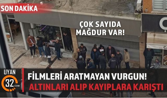 Kilolarca altını alıp kayıplara karıştı! Film sahnelerini aratmayan vurgun