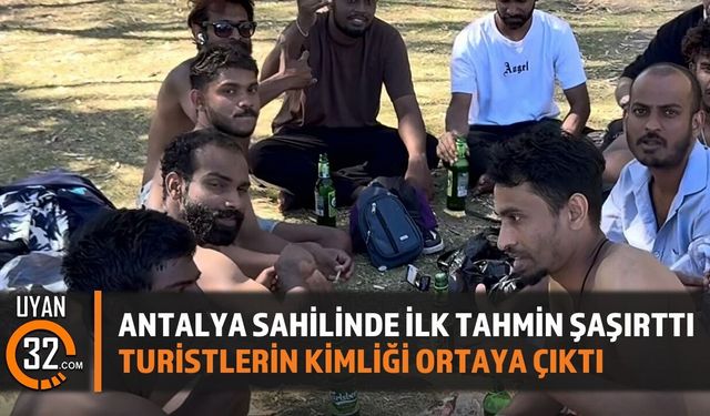 Antalya Sahilinde İlginç Karşılaşma: Sri Lankalı Turistler Şaşırttı