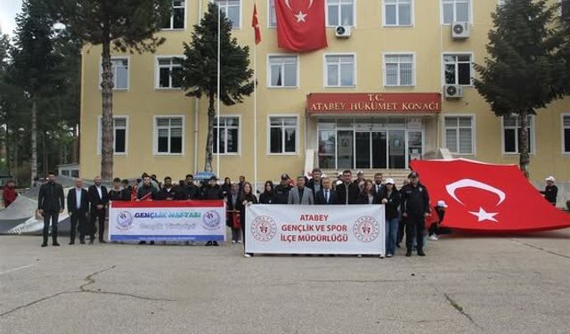 Atabey’de Gençlik Haftası Yürüyüşle Başladı