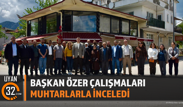 Başkan Özer Çalışmaları Muhtarlarla İnceledi